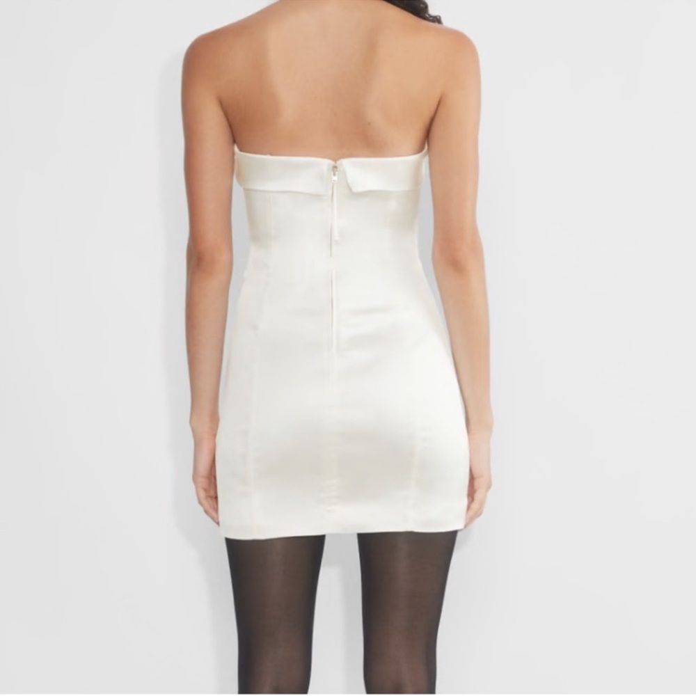 Aritzia White Satin Dress - Picture 5 of 7